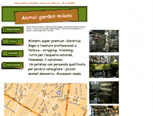 Tablet Screenshot of animalgardenmilano.it